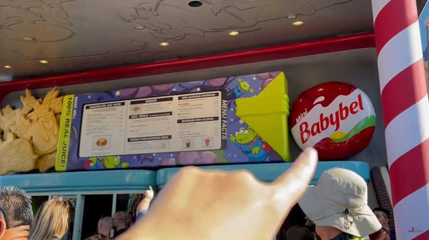 queijo do Woody's Lunch Box