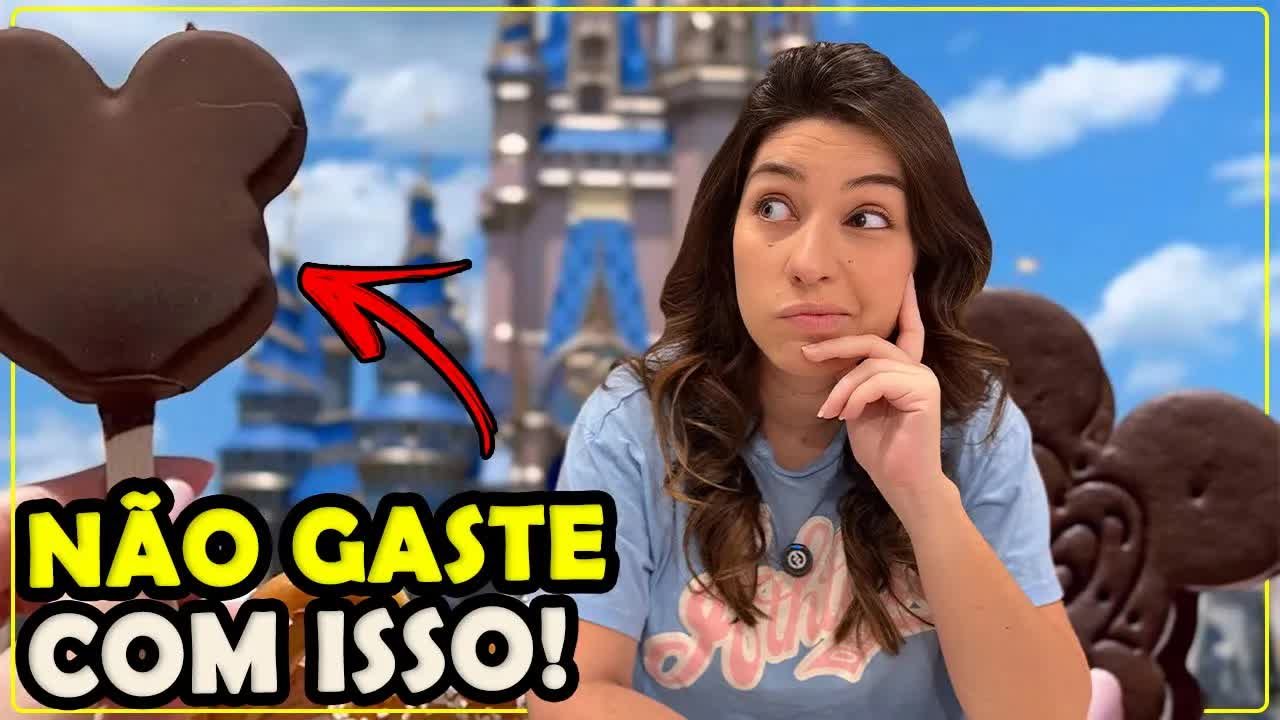 Painel com dicas de economia para viagem a Orlando