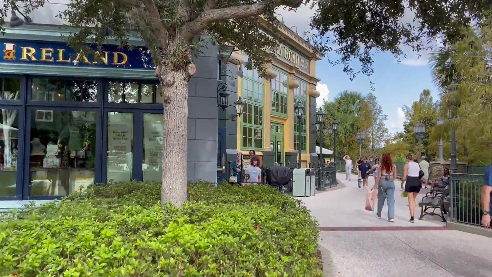 Fachada do pub irlandês Raglan Road no Disney Springs