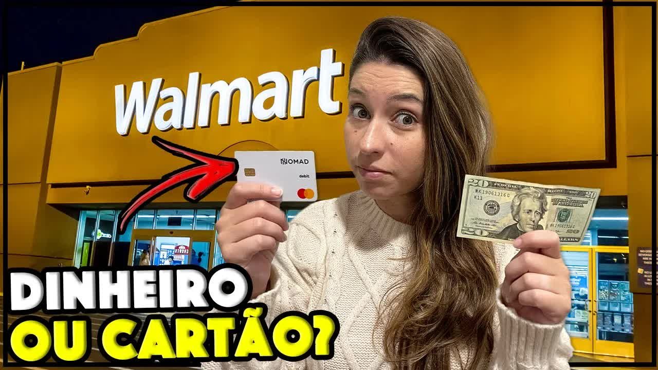 Dólar em espécie ou cartão Nomad para viajar a Orlando