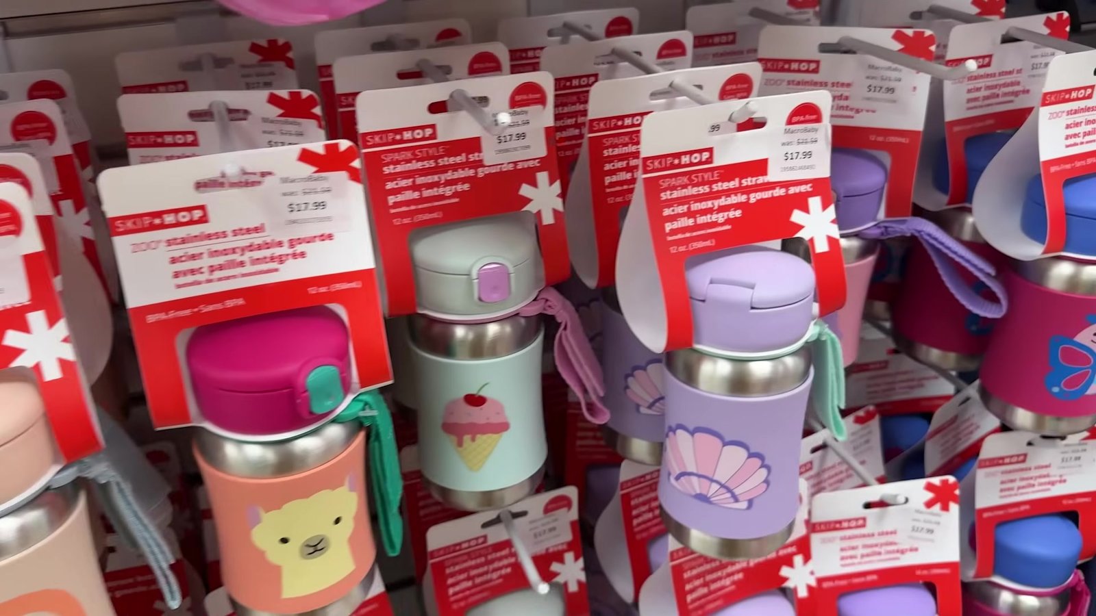 Garrafinhas térmicas Skip Hop com bichinhos na MacroBaby