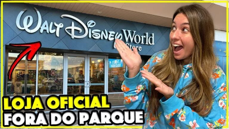 Fachada da Walt Disney World Store, loja oficial da Disney na International Drive