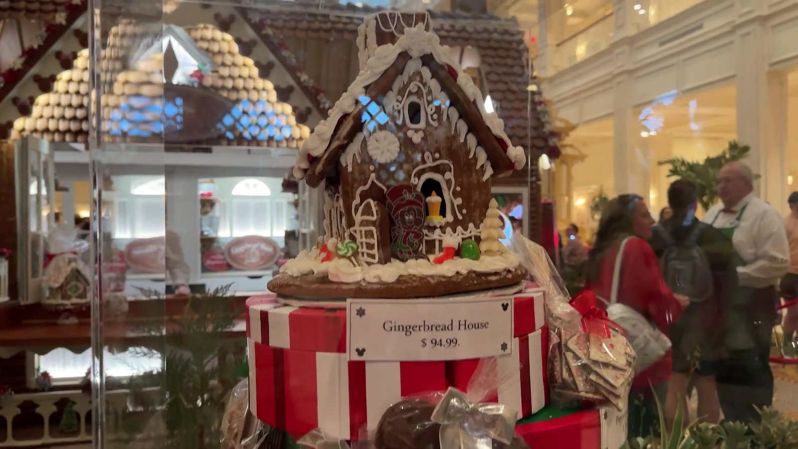 Casa de gengibre (Gingerbread House) em exposição no Grand Floridian no Natal
