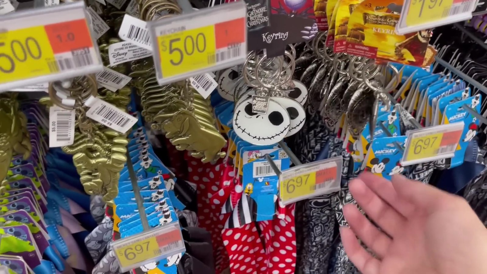 Chaveiros do Jack Skellington e de outros personagens Disney por US$ 5 a 6,97
